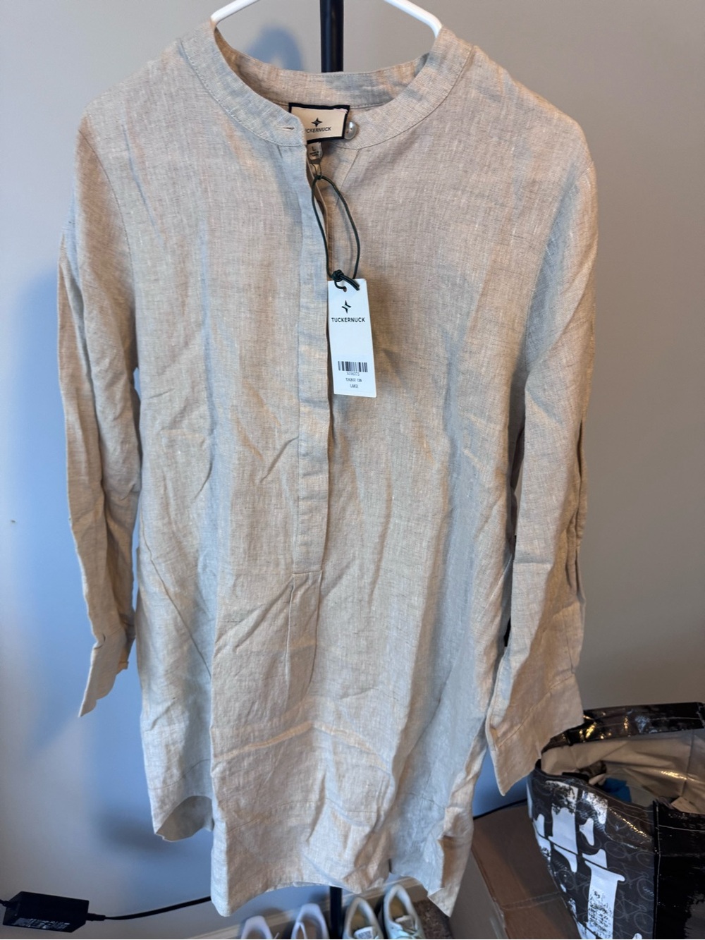Tuckernuck Natural Linen Tunic